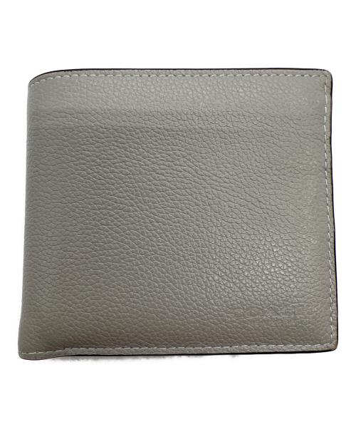 COACH（コーチ）COACH (コーチ) 2つ折り財布 ライトグレーの古着・服飾アイテム