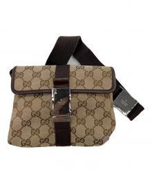 GUCCI（グッチ）の古着「ウエストバッグ」｜ブラウン