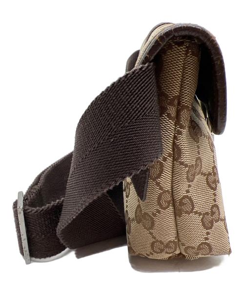 GUCCI（グッチ）GUCCI (グッチ) ウエストバッグ ブラウンの古着・服飾アイテム