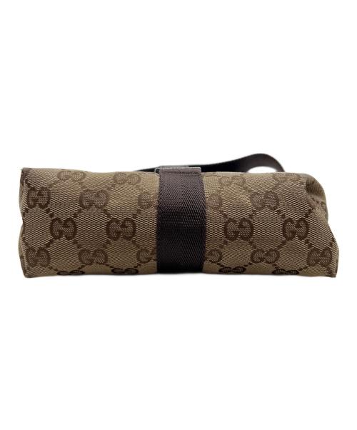GUCCI（グッチ）GUCCI (グッチ) ウエストバッグ ブラウンの古着・服飾アイテム