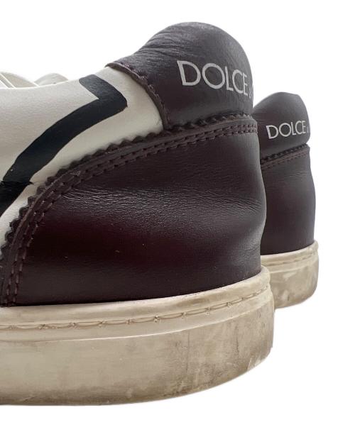 DOLCE & GABBANA（ドルチェ＆ガッバーナ）DOLCE & GABBANA (ドルチェ＆ガッバーナ) ローカットスニーカー ホワイト サイズ:7 1/2の古着・服飾アイテム
