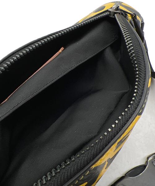 COACH（コーチ）COACH (コーチ) ショルダーバッグ イエロー×ブラックの古着・服飾アイテム
