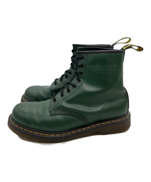 Dr.Martens（ドクターマーチン）Dr.Martens (ドクターマーチン) 8ホールブーツ グリーン サイズ:41の古着・服飾アイテム