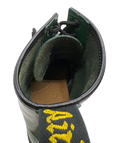 Dr.Martens（ドクターマーチン）Dr.Martens (ドクターマーチン) 8ホールブーツ グリーン サイズ:41の古着・服飾アイテム