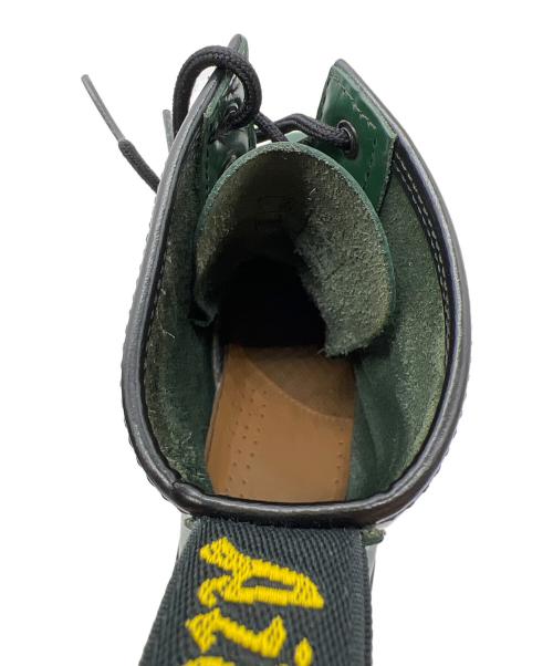 Dr.Martens（ドクターマーチン）Dr.Martens (ドクターマーチン) 8ホールブーツ グリーン サイズ:41の古着・服飾アイテム