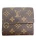 LOUIS VUITTON (ルイ ヴィトン) 3つ折り財布 ブラウン：8000円