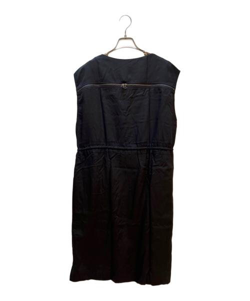 DIESEL（ディーゼル）DIESEL (ディーゼル) ノースリーブ・キャミソールワンピース ブラック サイズ:XLの古着・服飾アイテム
