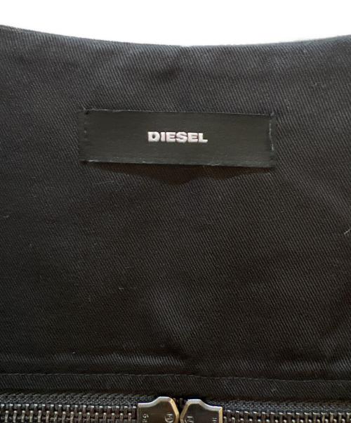 DIESEL（ディーゼル）DIESEL (ディーゼル) ノースリーブ・キャミソールワンピース ブラック サイズ:XLの古着・服飾アイテム