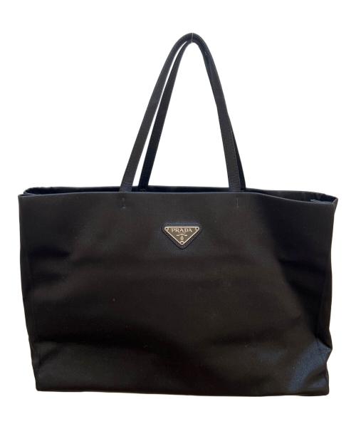 PRADA（プラダ）PRADA (プラダ) ナイロントートバッグ ブラックの古着・服飾アイテム