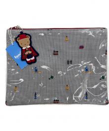 familiar（ファミリア）の古着「フラットポーチ」｜レッド