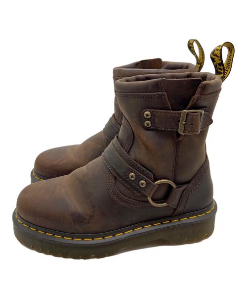 Dr.Martens（ドクターマーチン）Dr.Martens (ドクターマーチン) ブーツ/ANISTONE HARNESS ブラウン サイズ:Uk6の古着・服飾アイテム
