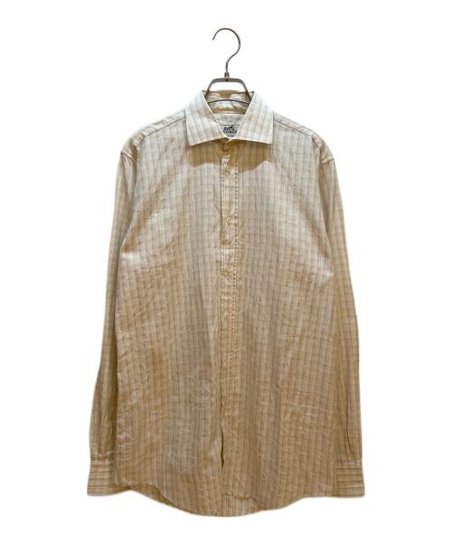 HERMES（エルメス）HERMES (エルメス) 長袖シャツ ベージュ サイズ:38の古着・服飾アイテム