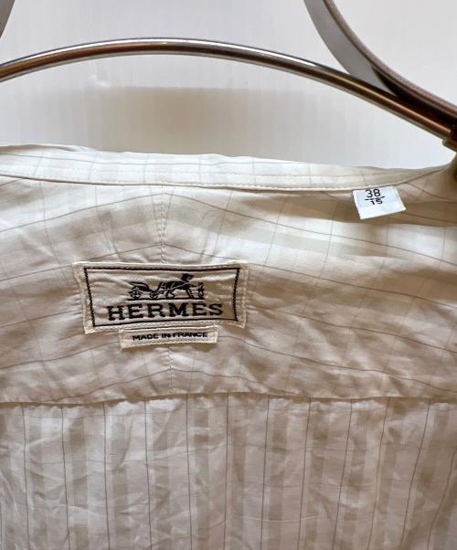 HERMES（エルメス）HERMES (エルメス) 長袖シャツ ベージュ サイズ:38の古着・服飾アイテム