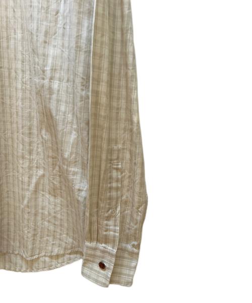 HERMES（エルメス）HERMES (エルメス) 長袖シャツ ベージュ サイズ:38の古着・服飾アイテム