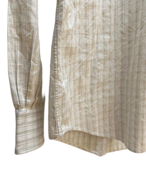 HERMES（エルメス）HERMES (エルメス) 長袖シャツ ベージュ サイズ:38の古着・服飾アイテム