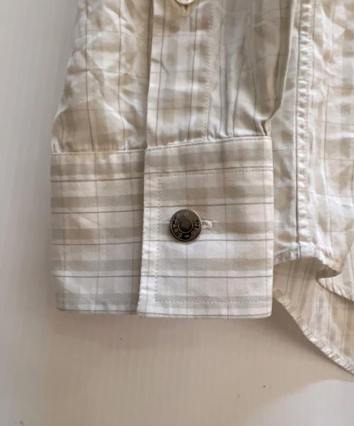 HERMES（エルメス）HERMES (エルメス) 長袖シャツ ベージュ サイズ:38の古着・服飾アイテム