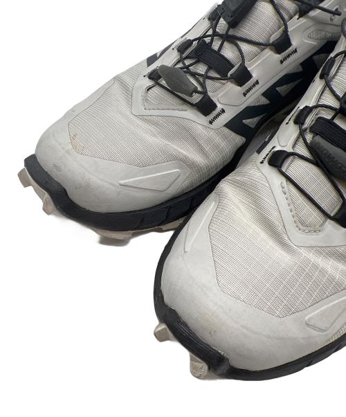 SALOMON（サロモン）SALOMON (サロモン) スーパークロス4 ゴアテックス LUNROC ベージュ×ブラック サイズ:25.5cmの古着・服飾アイテム