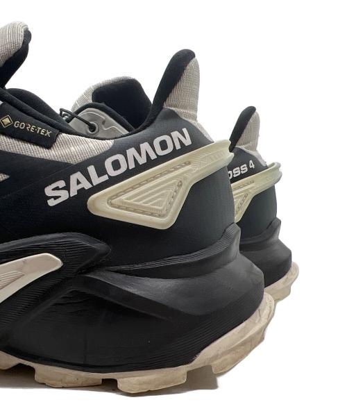 SALOMON（サロモン）SALOMON (サロモン) スーパークロス4 ゴアテックス LUNROC ベージュ×ブラック サイズ:25.5cmの古着・服飾アイテム