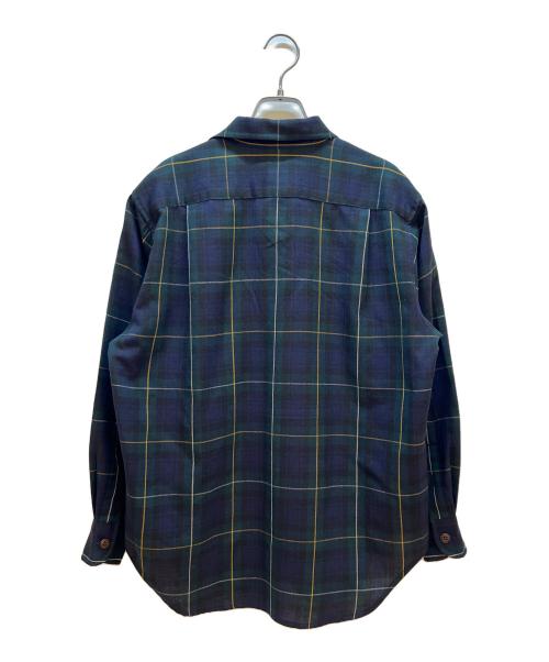COUNTRY RALPH LAUREN（カントリーラルフローレン）COUNTRY RALPH LAUREN (カントリーラルフローレン) チェックシャツ ネイビー サイズ:Sの古着・服飾アイテム