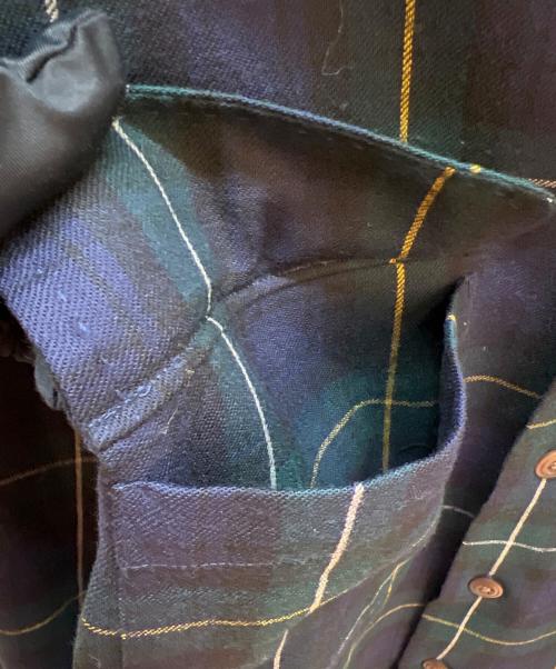 COUNTRY RALPH LAUREN（カントリーラルフローレン）COUNTRY RALPH LAUREN (カントリーラルフローレン) チェックシャツ ネイビー サイズ:Sの古着・服飾アイテム