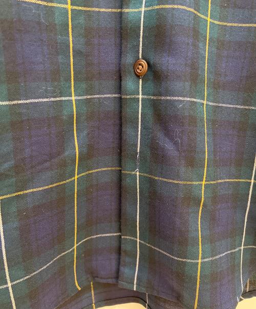 COUNTRY RALPH LAUREN（カントリーラルフローレン）COUNTRY RALPH LAUREN (カントリーラルフローレン) チェックシャツ ネイビー サイズ:Sの古着・服飾アイテム
