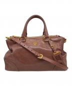 PRADAプラダ）の古着「2WAYバッグ」｜ピンク