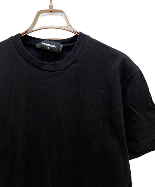 DSQUARED2（ディースクエアード）DSQUARED2 (ディースクエアード) 半袖カットソー ブラック サイズ:Sの古着・服飾アイテム