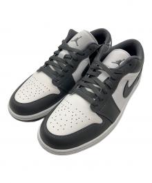 NIKE（ナイキ）の古着「ローカットスニーカー/NIKE AIR JORDAN 1 LOW iron grey/summit wht 553558-044」｜グレー