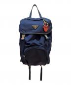 PRADAプラダ）の古着「リュック」｜ネイビー