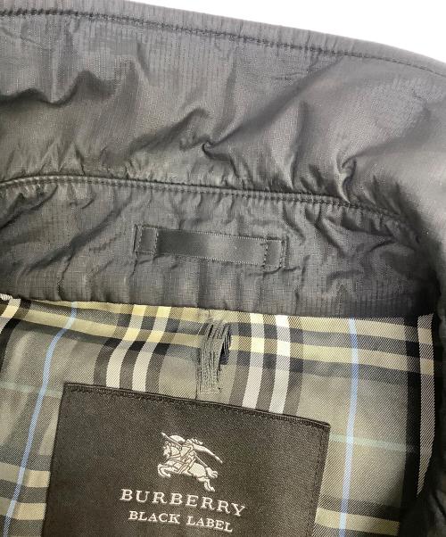 BURBERRY BLACK LABEL（バーバリーブラックレーベル）BURBERRY BLACK LABEL (バーバリーブラックレーベル) ステンカラーコート ブラック サイズ:Lの古着・服飾アイテム