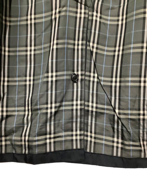 BURBERRY BLACK LABEL（バーバリーブラックレーベル）BURBERRY BLACK LABEL (バーバリーブラックレーベル) ステンカラーコート ブラック サイズ:Lの古着・服飾アイテム