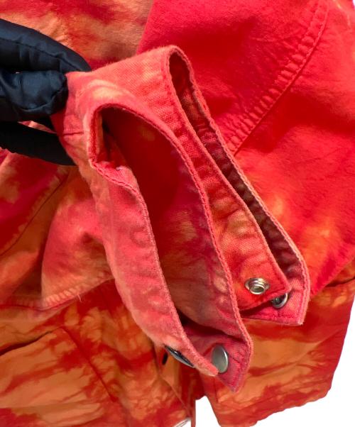 SASSAFRAS（ササフラス）SASSAFRAS (ササフラス) シャツジャケット オレンジ×レッド サイズ:Lの古着・服飾アイテム