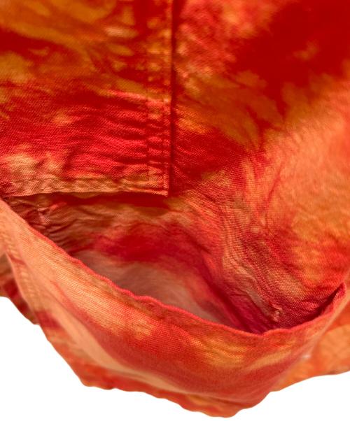 SASSAFRAS（ササフラス）SASSAFRAS (ササフラス) シャツジャケット オレンジ×レッド サイズ:Lの古着・服飾アイテム