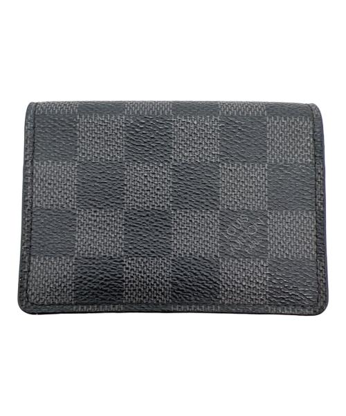LOUIS VUITTON（ルイ ヴィトン）LOUIS VUITTON (ルイ ヴィトン) カードケース ブラックの古着・服飾アイテム