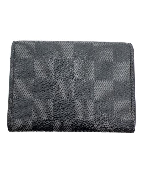 LOUIS VUITTON（ルイ ヴィトン）LOUIS VUITTON (ルイ ヴィトン) カードケース ブラックの古着・服飾アイテム