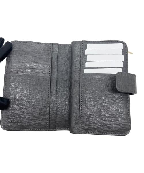 FURLA（フルラ）FURLA (フルラ) 2つ折り財布 グレーの古着・服飾アイテム