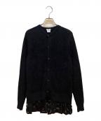 noir kei ninomiyaノワール ケイ ニノミヤ）の古着「ニットカーディガン」｜ブラック