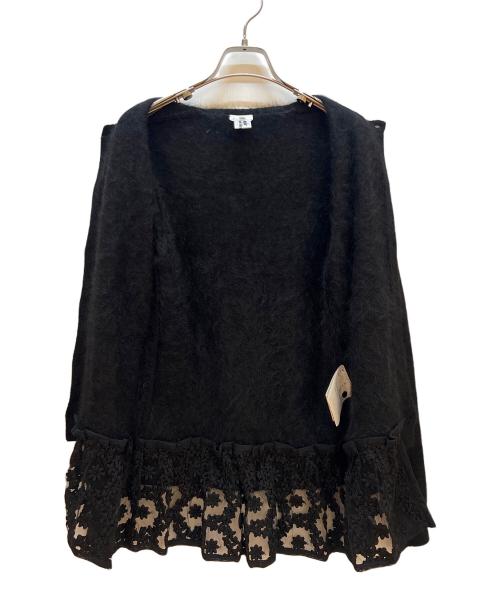 noir kei ninomiya（ノワール ケイ ニノミヤ）noir kei ninomiya (ノワール ケイ ニノミヤ) ニットカーディガン ブラック サイズ:Sの古着・服飾アイテム