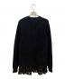 noir kei ninomiya (ノワール ケイ ニノミヤ) ニットカーディガン ブラック サイズ:S：12000円
