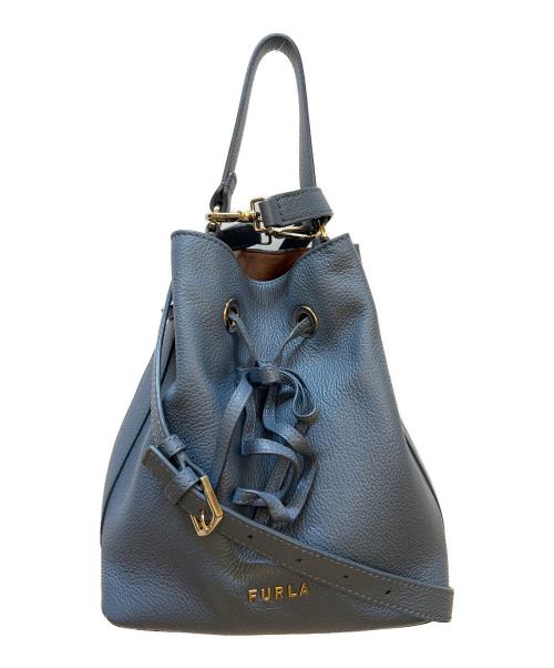 FURLA（フルラ）FURLA (フルラ) ショルダーバッグ ブルーの古着・服飾アイテム