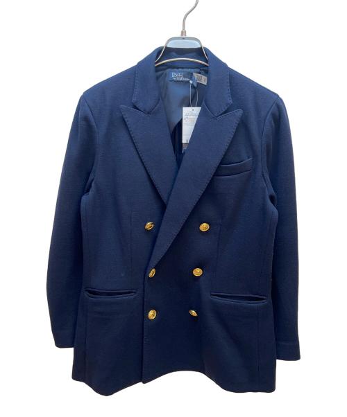 POLO RALPH LAUREN（ポロ・ラルフローレン）POLO RALPH LAUREN (ポロ・ラルフローレン) ニットダブルジャケット ネイビー サイズ:4 未使用品の古着・服飾アイテム