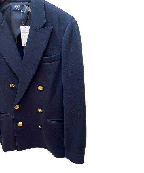 POLO RALPH LAUREN（ポロ・ラルフローレン）POLO RALPH LAUREN (ポロ・ラルフローレン) ニットダブルジャケット ネイビー サイズ:4 未使用品の古着・服飾アイテム