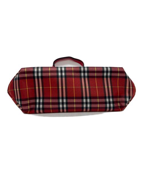 BURBERRY LONDON（バーバリーロンドン）BURBERRY LONDON (バーバリーロンドン) ハンドバッグ レッドの古着・服飾アイテム