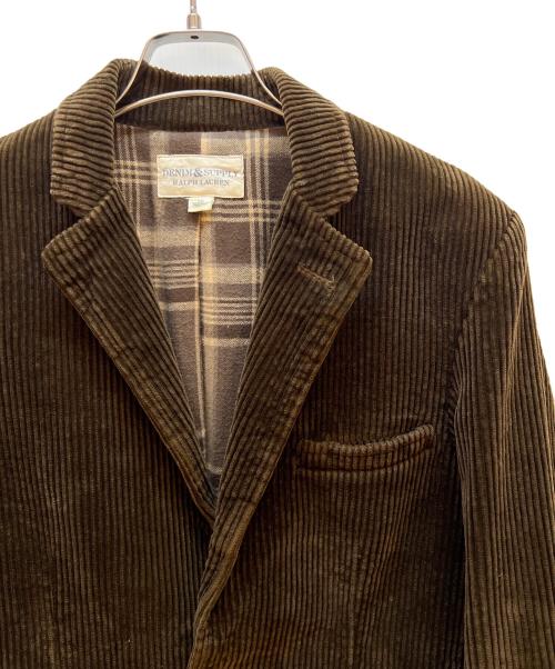 Denim & Supply Ralph Lauren（デニム＆サプライ ラルフローレン）Denim & Supply Ralph Lauren (デニム＆サプライ ラルフローレン) コーデュロイジャケット ブラウン サイズ:XSの古着・服飾アイテム