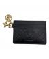 LOUIS VUITTON（ルイ ヴィトン）の古着「カードケース/カードケース ポルト カルト・LV チャーム」｜ブラック