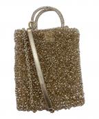 ANTEPRIMAアンテプリマ）の古着「2WAYバッグ」｜ゴールド×ベージュ