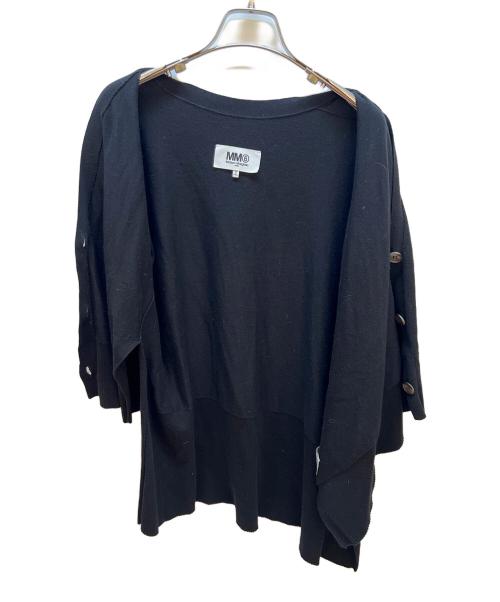 MM6 Maison Margiela（エムエムシックスメゾンマルジェラ）MM6 Maison Margiela (エムエムシックスメゾンマルジェラ) ニットベスト ブラック サイズ:Mの古着・服飾アイテム
