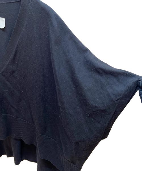 MM6 Maison Margiela（エムエムシックスメゾンマルジェラ）MM6 Maison Margiela (エムエムシックスメゾンマルジェラ) ニットベスト ブラック サイズ:Mの古着・服飾アイテム