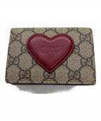 GUCCIグッチ）の古着「2つ折り財布」｜ベージュ