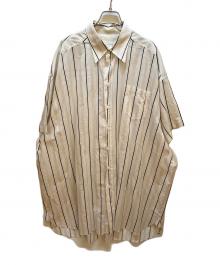 Maison Margiela（メゾンマルジェラ）の古着「長袖シャツ」｜ホワイト×ブラック